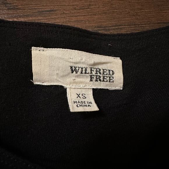 Wilfred Free black short cap sleeve top size XS - Picture 7 of 12